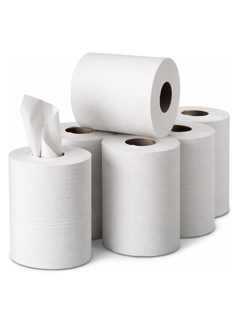 ماكسي رول – عبوة من 6 لفّات، مناديل ورقية للمطبخ، متعددة الاستخدامات وممتصّة للغاية، بنقشة بارزة، بقدرة امتصاص عالية وملمس فائق النعومة لجميع الأسطح. - Image 1